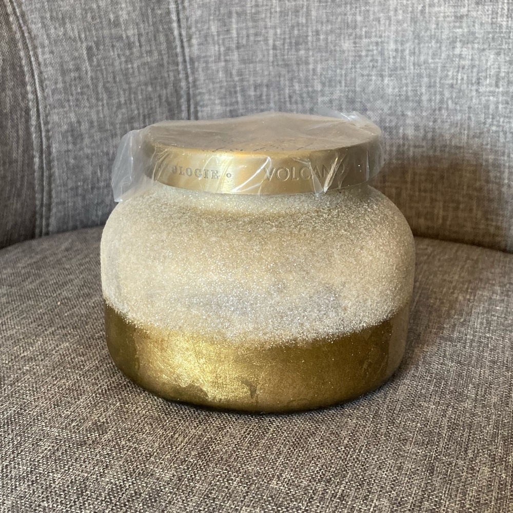 Capri Blue Volcano Sugarcoated Glass Jar Candle